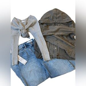 Denim Forum Light Blue Flare Jeans